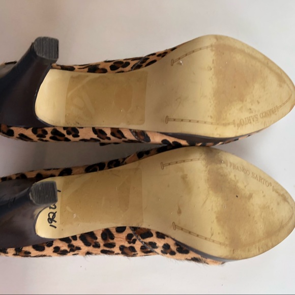 Franco Sarto Calf Hair heels Sz 5 1/2 - Picture 5 of 7